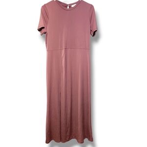 Ricki's Short Sleeve Midi Slit Dress